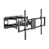 AISENS Soporte Pro Giratorio, Inclinable Y Nivelable Para Monitor/tv 120kg De 60-120, Negro