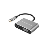 ADAPTADOR USB-C 4EN1 CONCEPTRONIC DONN016 HDMI 4K VGA USB 3.0 USB PD 100W