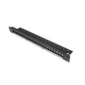 PATCH PANEL LANBERG 24 PUERTOS 1U RACK 19 PARA MODULOS KEYSTONE NEGRO