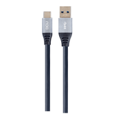 DCU Advance Tecnologic 30402020 cable USB 1,5 m USB 3.2 Gen 1 (3.1 Gen 1) USB A USB C Negro, Gris