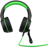 HEADSET HP PAVILION 400 GAMING CONEXION JACK 3.5MM MICROCOFONO ORIENTABLE COLOR NEGRO Y VERDE