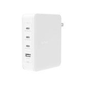 CARGADOR DOMESTICO BELKIN WCH014BTWH 3XUSB-C 1XUSB-A GAN BOOST CHARGE 140W BLANCO