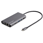 ADAPTADOR STARTECH USB-C MULTIPUERTO 10W PD HDMI/VGA SD-READ