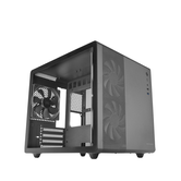 CAJA COMPACTA MICROATX TACENS MARS GAMING MCM PRO BLACK FRONTAL MESH DISE??O CUBE 3xVENTILADORES 1