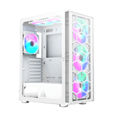 Caja MONTECH  X3 GLASS RGB Blanco