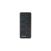 HUB NATEC MANTIS 2 USB 3.0 4 PUERTOS ON OFF CON ALIMENTADOR