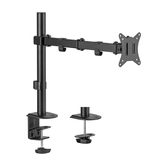 AISENS Soporte De Mesa Eco Giratorio E Inclinable Para Monitor/tv 9kg (3 Pivotes, 1 Brazo) De 17-32, Negro