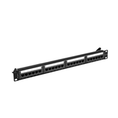 PATCH PANEL LANBERG 24 PUERTOS 1U 19â? CAT.6A UTP NEGRO