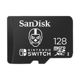 SANDISK NINTENDO MICROSD UHS I CARD - FORTNITE EDITION, SKULL TROOPER, 128GB