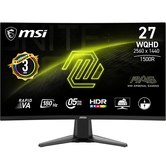 MONITOR GAMING MSI MAG 27CQ6F 27"  2560x1440 (WQHD)/ 180HZ / 0.5MS / 2X HDMI/ DP/  CURVO