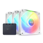 VENTILADOR CAJA NZXT 3 X F120 RGB CORE WHITE  RF-C12TF-W1