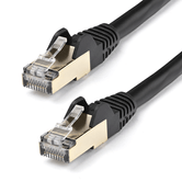 Cable de 7m de Red Ethernet CAT6a Negro RJ45 STP