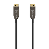 AISENS Cable DISPLAYPORT AOC V1.4 8K@60Hz 4K@120Hz 4:4:4 32.4Gbps, DP/M-DP/M, Negro, 10M