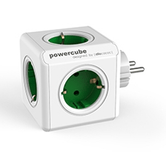 ADAPTADOR Y ENCHUFE MULTIPLE VERDE 5 TOMAS 120w