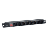 Regleta para Rack 8 schuko