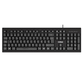 TECLADO CON CABLE, NEGRO, ESPAÑOL