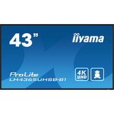 MONITOR IIYAMA LH4365UHSB-B1   42.5" IPS 3840 x 2160 HDMI Altavoces