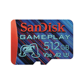 SANDISK GAMEPLAY MICROSDXC UHS-I CARD,1TB GAMING MICROSDXC, 190MB/S, 130MB/S W, UHS-I,V30,U3,C10,NO JC,RPD1,4X6 BLISTER