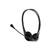 HEADSET USB  EQUIP LIFE MICROFONO FLEXIBLE CONTROL DE VOLUMEN    MUTE COLOR NEGRO