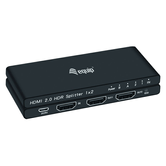 SPLITTER HDMI 2.0 ULTRASLIM 2 PUERTOS EQUIP