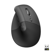 LIFT RIGHT VERTICAL ERGO MOUSE - GRAPHITE / BLACK - EM EA