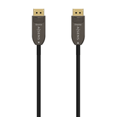 AISENS - CABLE DISPLAYPORT AOC V1.4 8K@60HZ 4K@120Hz 4:4:4 32.4GBPS, DP/M-DP/M, NEGRO, 20M