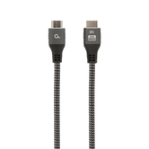 CABLE TRENZADO HDMI 2.1 8K 60HZ GEMBIRD SELECT PLUS SERIES CON ETHERNET 2M NEGRO