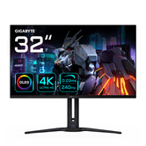 MONITOR GIGABYTE 32" AORUS FO32U2,OLED,3840X2160 (UHD),0.18PP,1,5M:1,0,03MS,240HZ,2HDMI+1DP+3USB3.2+1TYPE-C,ALTAVOCES