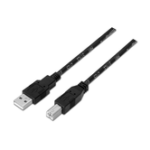 Aisens Cable Usb 2.0 Impresora Tipo A/M-B/M Negro 1M