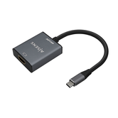 AISENS Conversor Aluminio USB C A HDMI 4K 30Hz  USB C M HDMI H  Gris  15cm