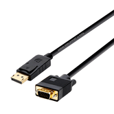 Aisens Cable Conversor Displayport A Vga, Dp/M-Vga/M, Negro, 2M