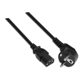 AISENS A132-0168 cable de transmisión Negro 3 m CEE7/7 C13 acoplador