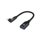 ADAPTADOR USB-C CONCEPTRONIC ABBY19B A 1xUSB-A 3.2 10 Gbps HEMBRA OTG ANGULO DE 90º