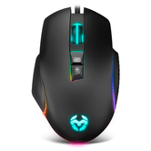 RATON KROM KEOS GAMING RGB 6400DPI NEGRO