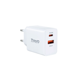 CARGADOR PARED TOOQ TQWC-2SC04WT 20W USB-C/ USB-A BLANCO