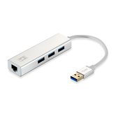 TARJETA DE RED 10/100/1000 LEVELONE USB-0503 USB + HUB USB3.0