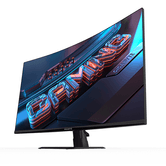 MONITOR GIGABYTE 32" GS32QC,CURVO,2560X1440,0.27PP,3500:1,1MS,170HZ,2HDMI+1DP