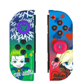 CARCASA + GRIPS JOY-CON FR-TEC DC JOKER & HARLEY QUINN | NINTENDO SWITCH