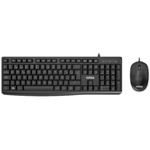 Nilox Teclado y raton Usb NXKME0012 Negro