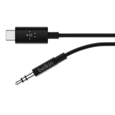 CABLE DE AUDIO BELKIN F7U079BT03-BLK USB-C A JACK 3.5MM ROCKSTAR