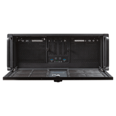 CAJA RACK 19" UNYKAch UK51918 4U ATX COLOR PLATA NEGRO 3 BAHIAS 1x USB3.0 1xUSB-C F.A ATX/ REDUNDANT