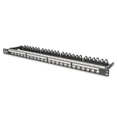 DIGITUS MOD PATCH PANEL 24 PORT HIGH DENSITY SHIELD ED