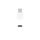 ADAPTADOR NANO CABLE LIGTNING/M - MICROUSB/H BLANCO