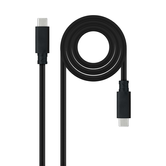 Nanocable Cable USB 3.1GEN2 5A USB-C-M-USB-C-M 3M