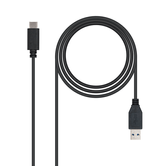 CABLE USB NANO CABLE USB3.1 A/M - USB3.1 C/M GEN2 10GBPS 1.0M NEGRO