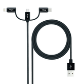 Nanocable Cable USB a USB-C/Micro USB/ Lighthning