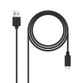 CABLE USB NANO CABLE USB2.0 3A USB-C/M - A/M 3.0M NEGRO