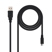 CABLE USB NC 2.0 MICRO USB A-B M-M 0.8M