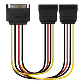 CABLE MOLEX/SATA ALIMENTACION NANO CABLE MOLEX/M - 2XSATA/H 0,3M