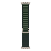 49mm Dark Green Alpine Loop - Large - Natural Titanium Finish